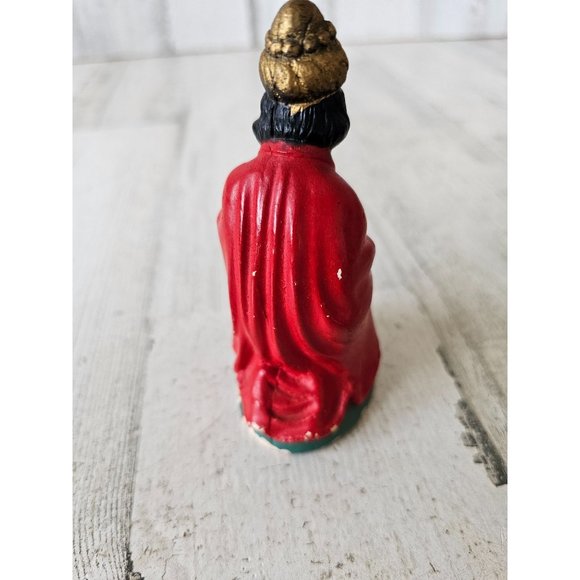 Vintage wiseman United States chalkware incense nativity village Xmas - Picture 3 of 9